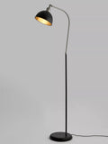 John Lewis Baldwin Floor Lamp, Antique Brass Effect