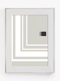 John Lewis silver-plated poster frame with mount, UK version