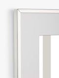 John Lewis silver-plated poster frame with mount, UK version