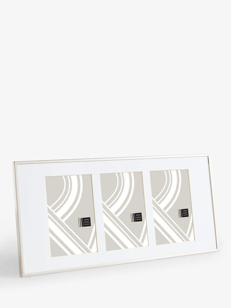 John Lewis Daya silver plated photo frame 4 x 6 (10 x 15cm) - British product