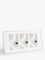 John Lewis John Lewis Daya Multi-aperture Photo Frame Silver Plated 4 x 6 (10 x 15cm)- Buy online at McGrocer