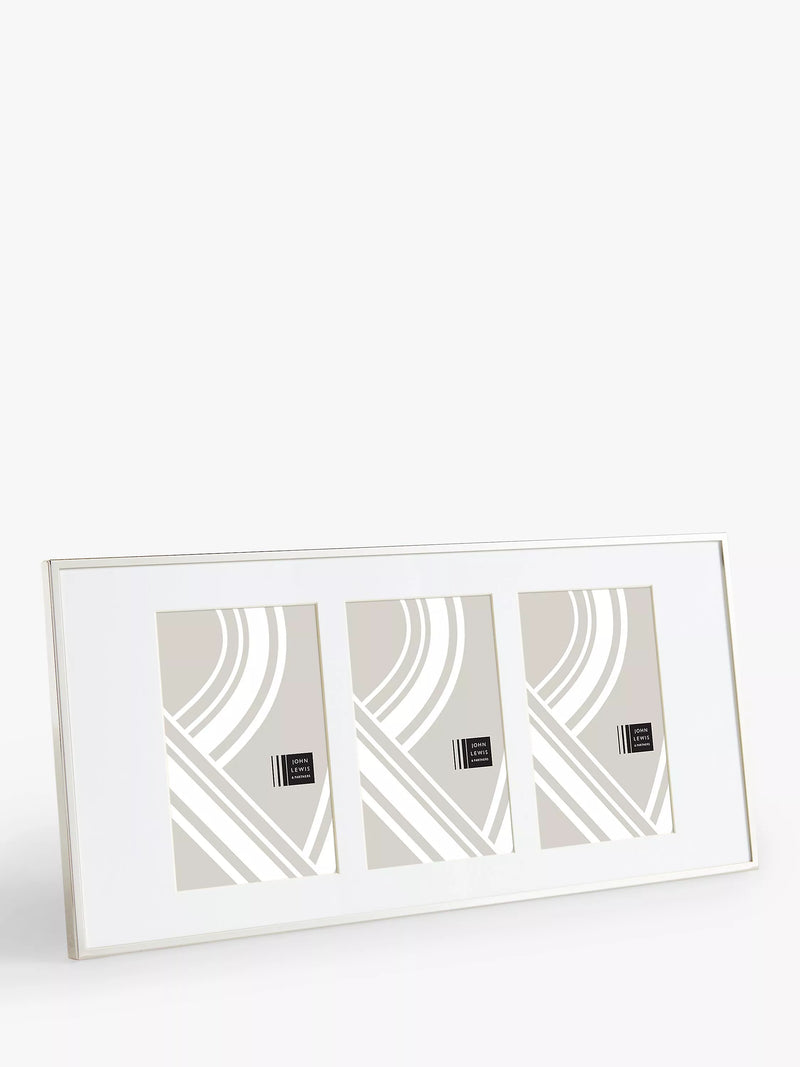 John Lewis Daya silver plated photo frame 4 x 6 (10 x 15cm) - British product