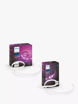 John Lewis Philips Hue White and Colour Ambiance Smart Lighting LED Lightstrip Plus 2m & Extension 1m with Bluetooth- Buy online at McGrocer