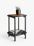 John Lewis Pebble side table with bamboo frame, imported from the UK