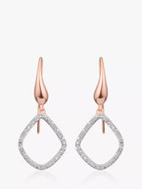 John Lewis Monica Vinader Riva Kite Diamond Drop Earrings- Buy online at McGrocer