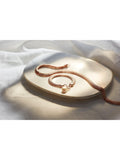Monica Vinader Nura Pearl Charm, rose gold vermeil - British product