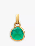 Monica Vinader Siren Bezel onyx pendant sterling silver gold - British product