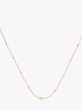 Monica Vinader Fine Beaded Chain Necklace 70cm