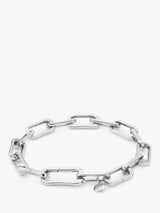 John Lewis Monica Vinader Alta Charm Bracelet Silver 20cm- Buy online at McGrocer
