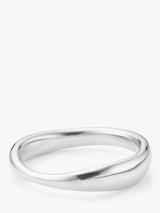 John Lewis Monica Vinader Nura Reef Stacking Band Ring Silver- Buy online at McGrocer