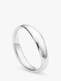 Monica Vinader Nura Reef stacking band ring silver, UK version
