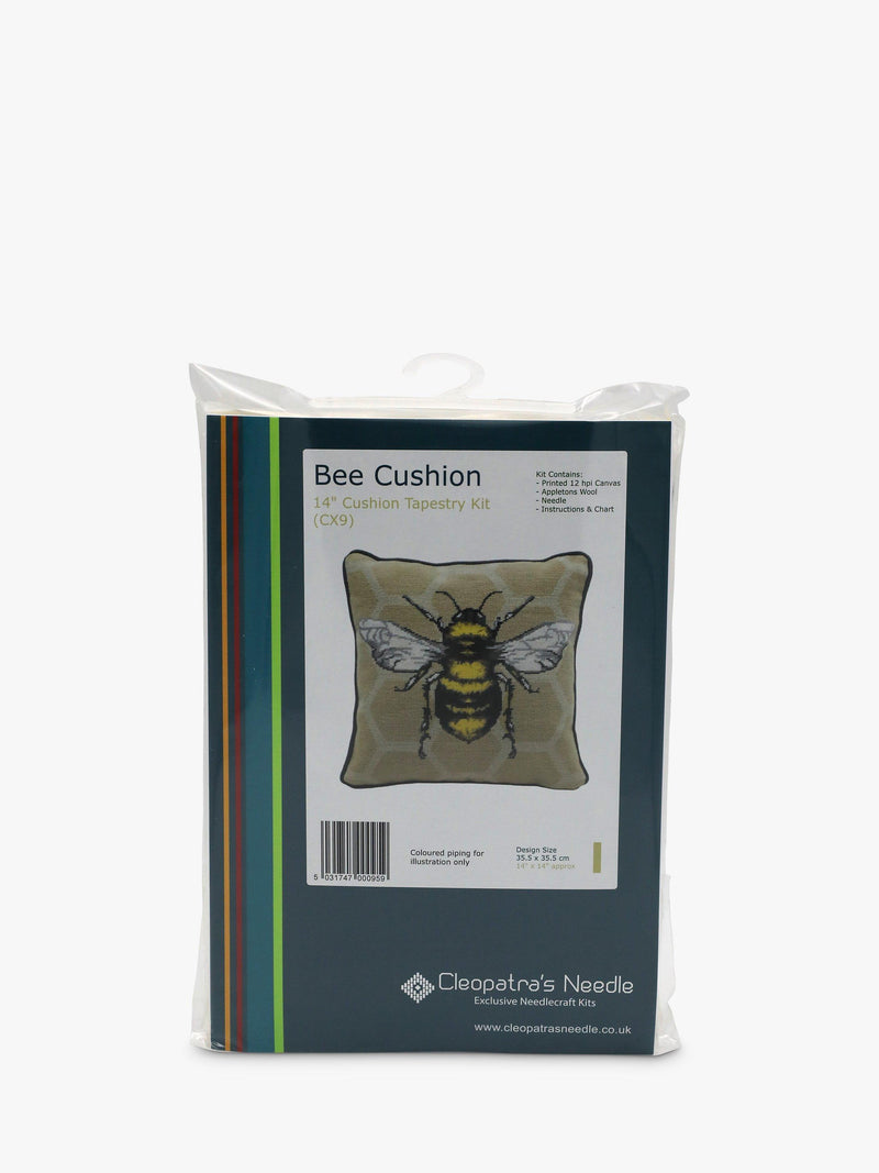Cleopatra's Needle bee cushion tapestry kit (British brand)
