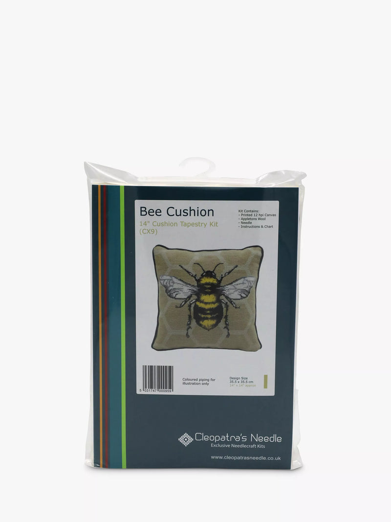 Cleopatra's Needle bee cushion tapestry kit (British brand)