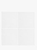 John Lewis Hem Stitch napkins white set of 4 (British brand)