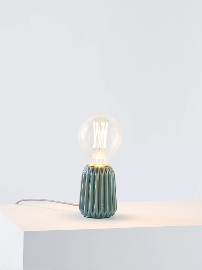 John Lewis ceramic bulbholder table lamp small - British product