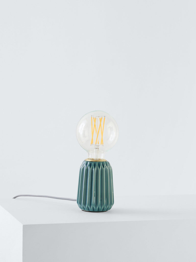 John Lewis ceramic bulbholder table lamp small - British product