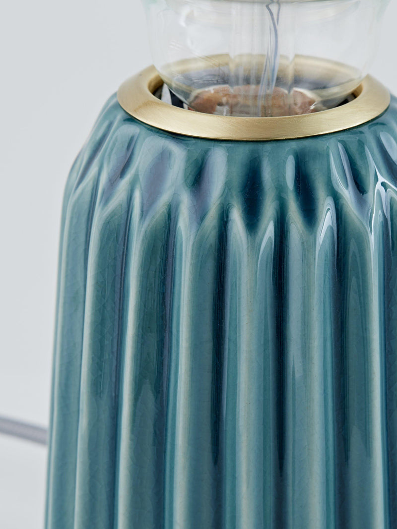 John Lewis ceramic bulbholder table lamp small - British product