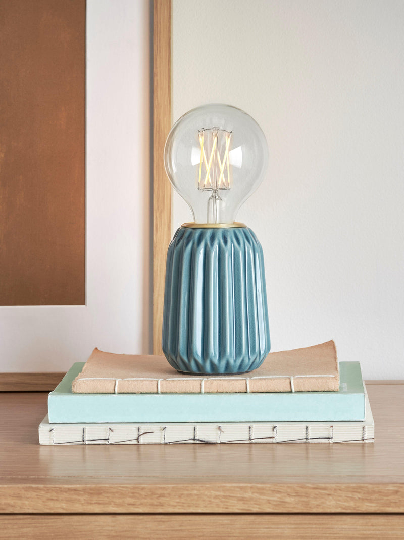 John Lewis ceramic bulbholder table lamp small - British product