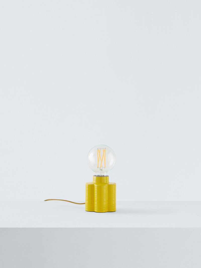 Orla Kiely ceramic table lamp with floral print (British brand)