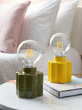 Orla Kiely ceramic table lamp with floral print (British brand)
