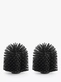 John Lewis silicone toilet brush head 85mm pack of 2, UK version