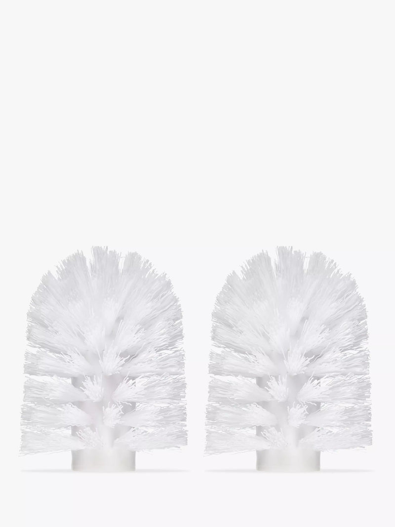 John Lewis spare toilet brush head 70mm pack of 2 - British product