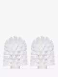 John Lewis spare toilet brush head 70mm pack of 2 - British product