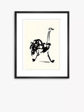 John Lewis Pablo Picasso 'Autruche' framed print Black/White 47x37cm, UK version