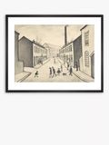 John Lewis Lowry framed print North James Henry Street 42x52cm (British brand)