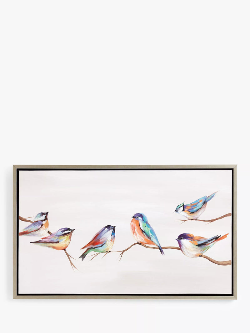 John Lewis framed canvas print birds 65x105cm - British product