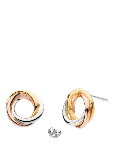 John Lewis Kit Heath Bevel Cirque Trilogy Stud Earrings Multi- Buy online at McGrocer