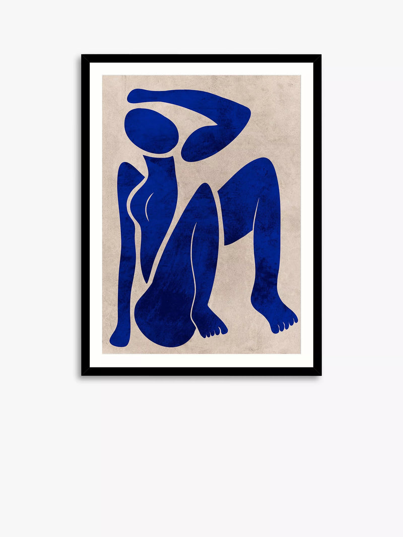 John Lewis Postured Darling nude framed print 104x78.5cm (British brand)