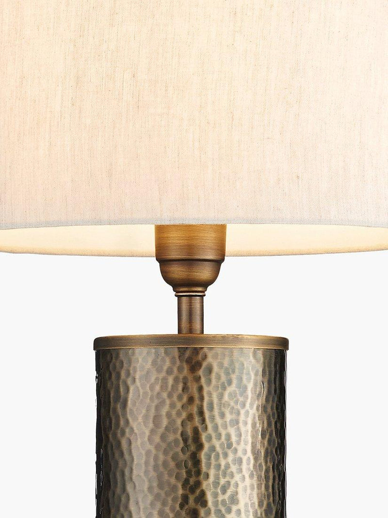 Bay Lighting Narva table lamp aged bronze 55.5cm tall, UK version