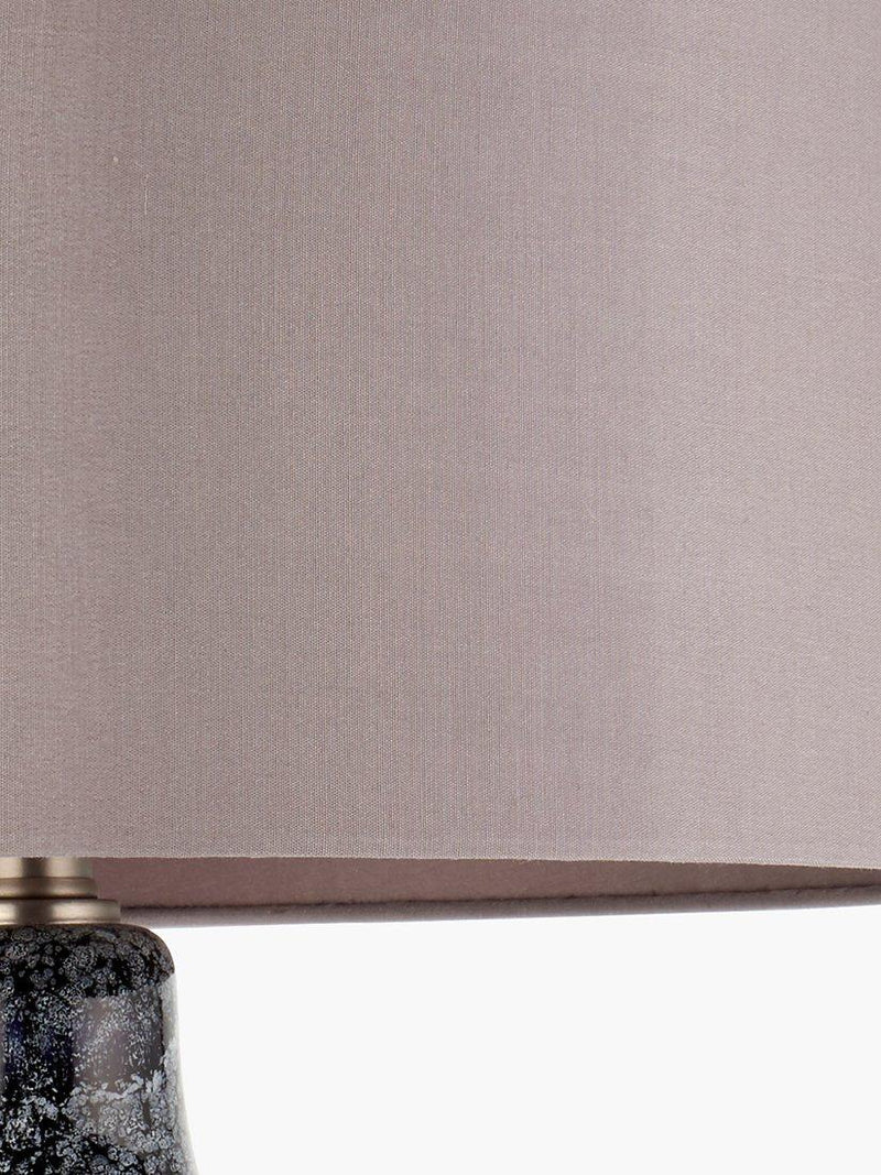 Bay Lighting Esma glass table lamp grey - British product