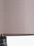 Bay Lighting Esma glass table lamp grey - British product