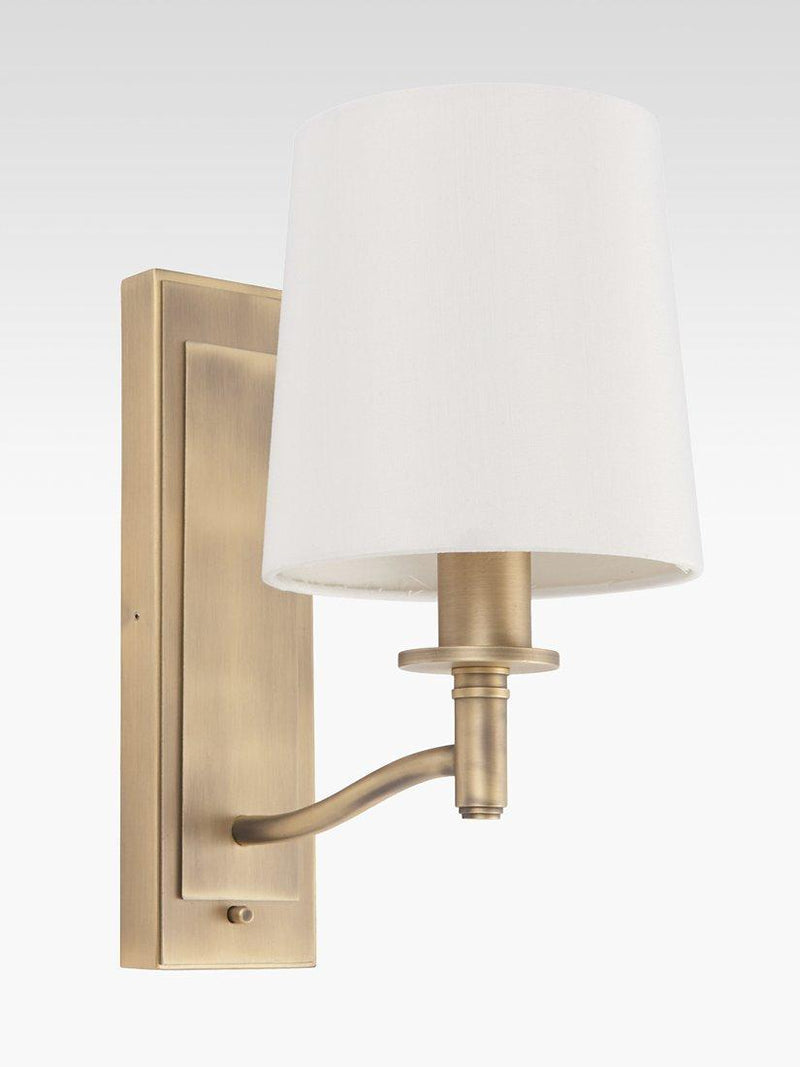 Bay Lighting Eleanor wall light antique brass - British product