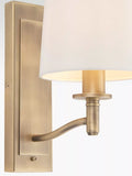 Bay Lighting Eleanor wall light antique brass - British product