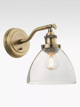 John Lewis Bay Lighting Carter Wall Light Antique Brass- Buy online at McGrocer