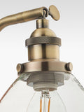 Bay Lighting Carter wall light in antique brass finish (British brand)
