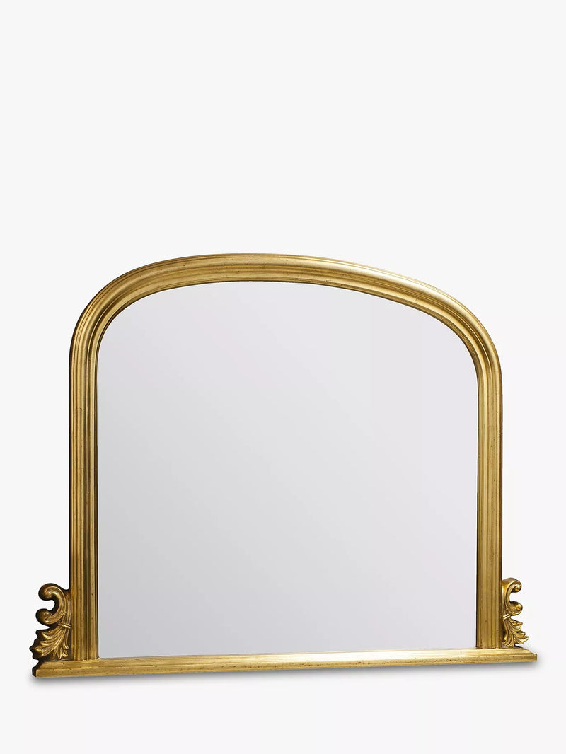 Gallery Direct Thornby overmantel mirror 94x118cm, imported from the UK
