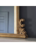 Gallery Direct Thornby overmantel mirror 94x118cm, imported from the UK