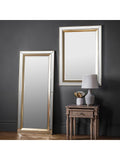 Gallery Direct gold rectangular wall mirror 109.5x79cm (British brand)