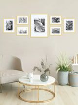 John Lewis nielsen Aluminium Multi-aperture Photo Frames Set of 7- Buy online at McGrocer