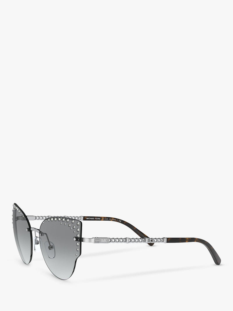 Michael Kors cat's eye sunglasses silver gradient lens - British product