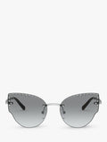 Michael Kors cat's eye sunglasses silver gradient lens - British product