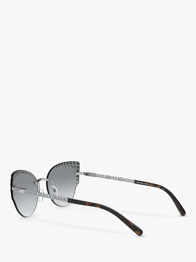 Michael Kors cat's eye sunglasses silver gradient lens - British product