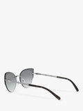 Michael Kors cat's eye sunglasses silver gradient lens - British product