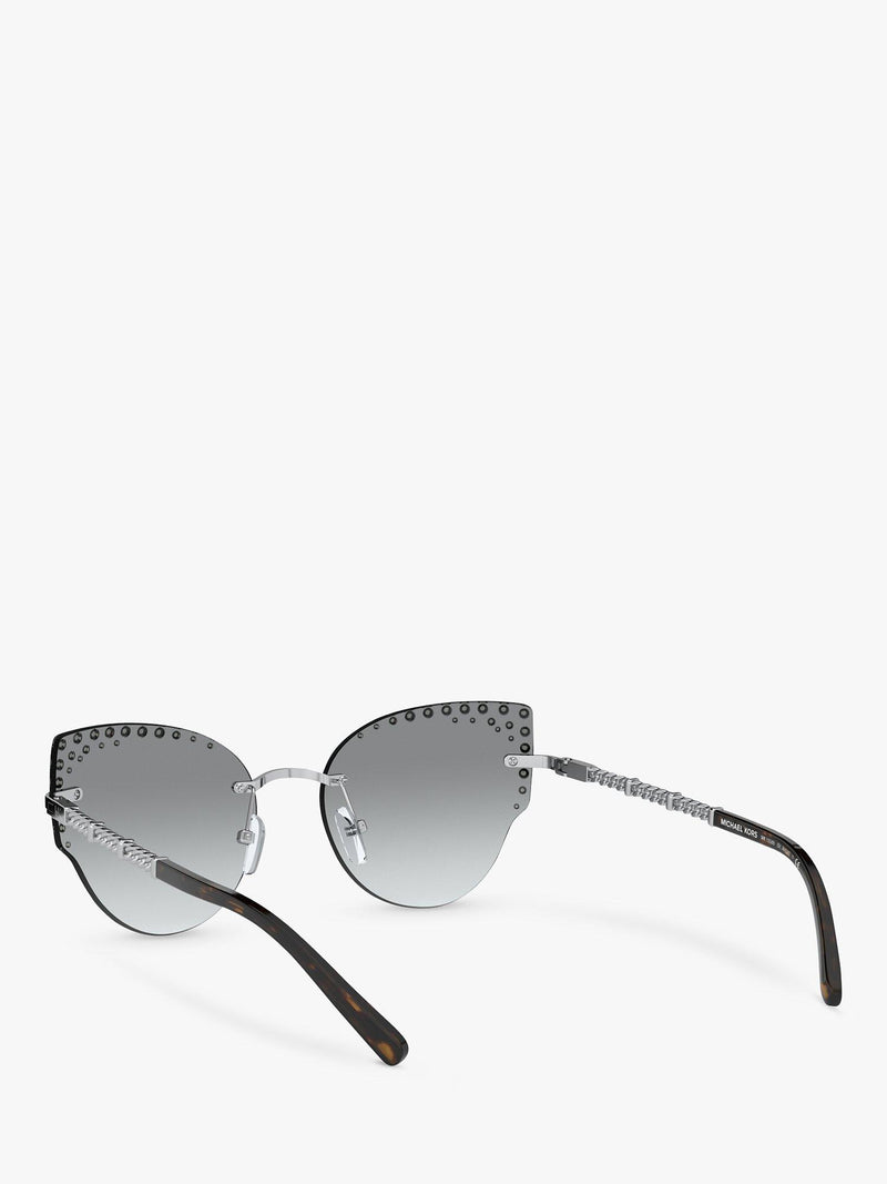 Michael Kors cat's eye sunglasses silver gradient lens - British product