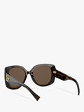 Versace women's square sunglasses black acetate 56mm - British product