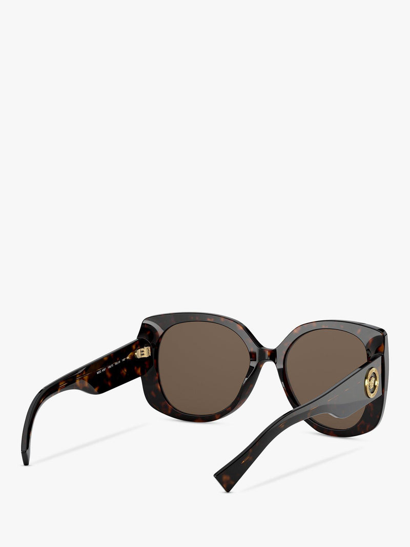 Versace women's square sunglasses black acetate 56mm - British product
